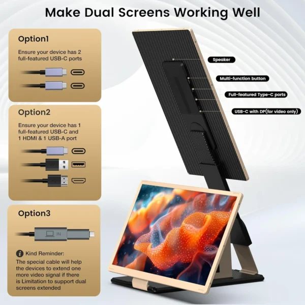 S6 15.6" Laptop Screen Extender - Image 3